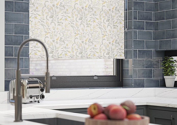 Summer Meadow, Midday Yellow - Twist&Fit Roller Blind - Image 5